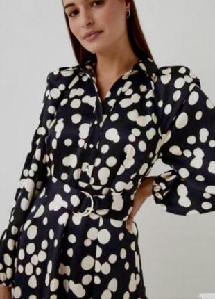 Эффектное платье в горох от et vous