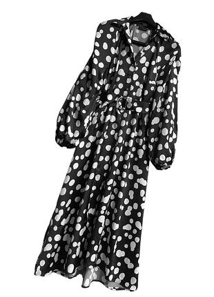 Эффектное платье в горох от et vous