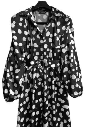 Эффектное платье в горох от et vous