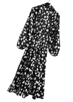 Эффектное платье в горох от et vous