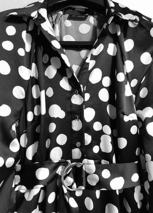 Эффектное платье в горох от et vous