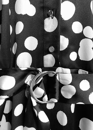 Эффектное платье в горох от et vous