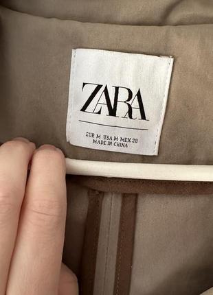 Тренч плащ zara женский6 фото