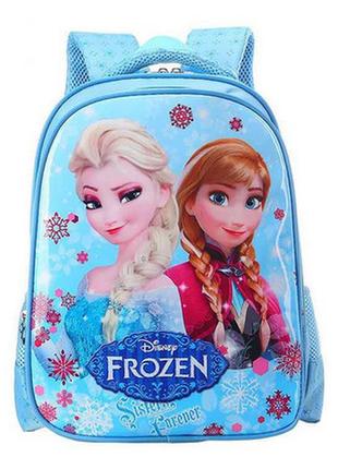 Рюкзак холодне серце resteq, шкільна сумка для дівчаток, рюкзак для школи, рюкзак frozen 38x26x14 см1 фото