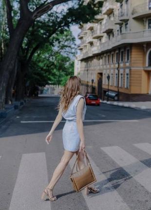Платье джинсовое zara2 фото