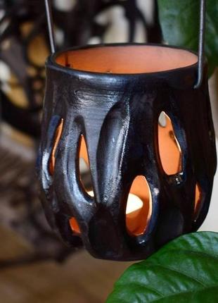 Керамічний підсвічник. декор для дому