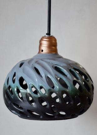 Ажурна керамічна лампа1 фото
