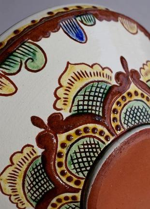 Керамічна миска в стилі косівської кераміки10 фото