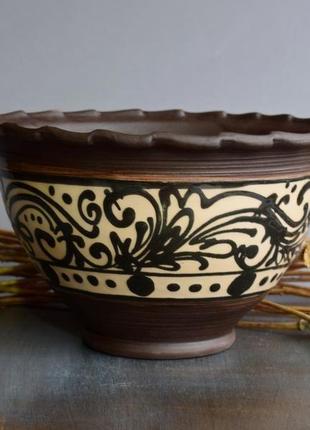 Handmade ceramic makitra3 фото