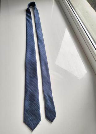 Классический узкий галстук синяя next галстук3 фото