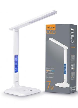 Led лампа настiльна videx tf05w 7w 3000-5500k