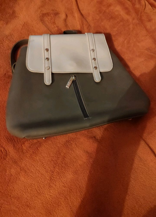 Сумка рукзак voila серо-серебристая