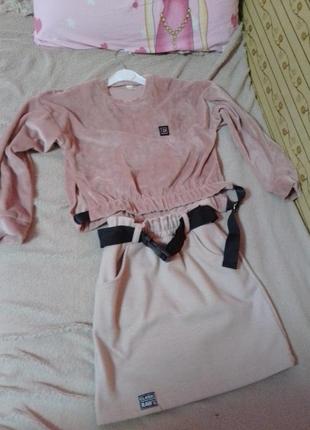Костюм блузка и юбка2 фото