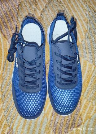 Летние кроссовки в сеточку синие, сникерсы новые4 фото