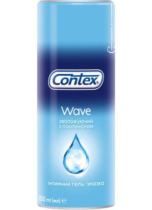 Интимный гель-смазка contex wave увлажняющий с пантенолом (лубрикант) 100 мл (4820108005235)