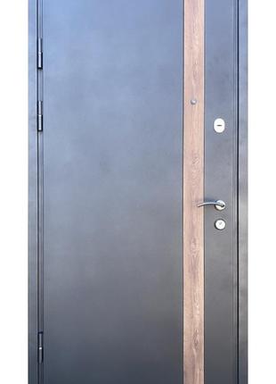 Двері вхідні в будинок/на дачу " метал-мдф лофт" утеплені двері/ вуличні двері/металеві двері