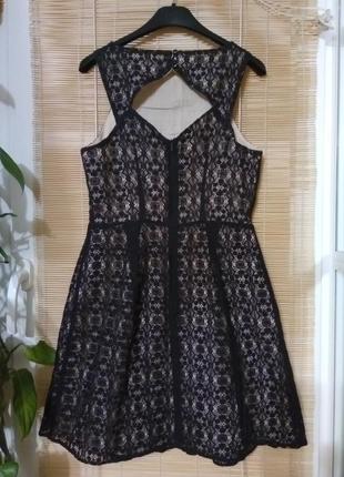 Чорна мереживна сукня2 фото
