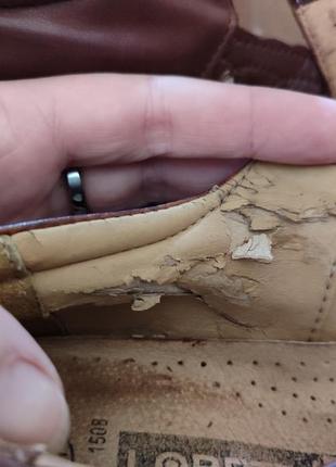 Туфлі коричневі на липучці loretta8 фото