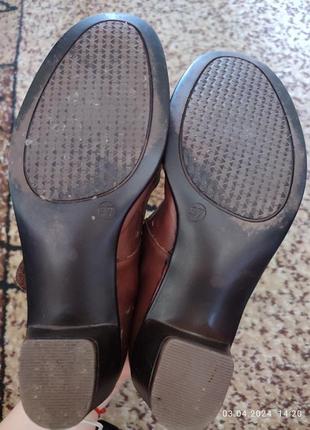 Туфлі коричневі на липучці loretta7 фото