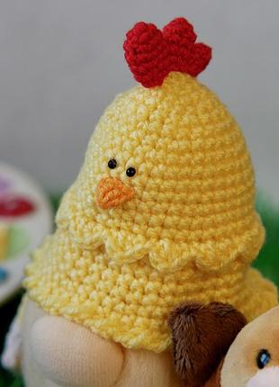 Гном пасхи, вязаный амигуруми, великокрод - декор, подарок