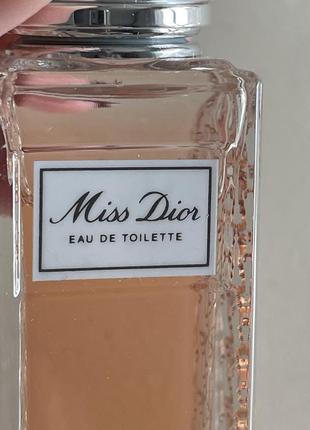 Miss dior eau de toilette  від dior 20 ml, оригінал2 фото