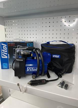 Компресор автомобільний vitol к-50 10