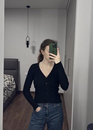 Кофта в рубчик h&m