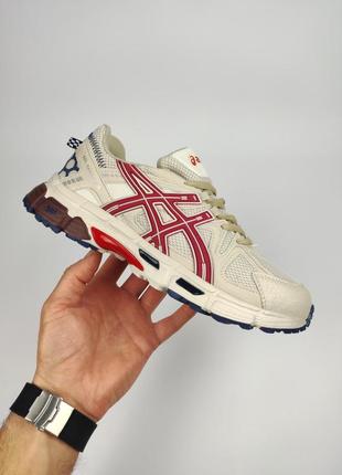 Asics gel-kahana 8 beige red5 фото