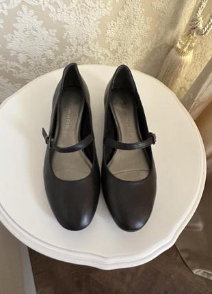 Кожаные туфли немецкого бренда tamaris2 фото