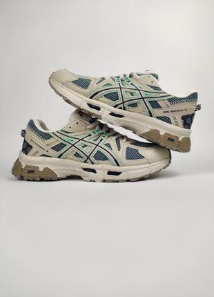 Asics gel-kahana 8 beige gray mint3 фото