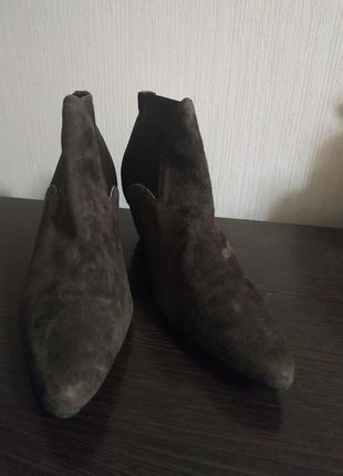 Ботинки, полуботинки челси натуральный замш2 фото