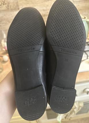 Кожаные туфли немецкого бренда tamaris8 фото
