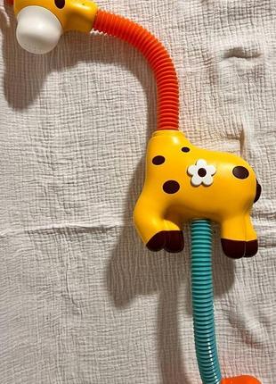 Іграшка для найменших душ у ванну на присосках жираф1 фото