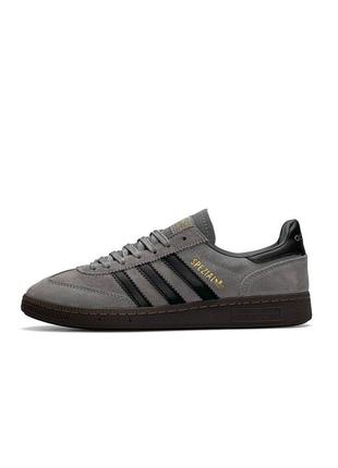 Adidas handball spezial серые с черным9 фото