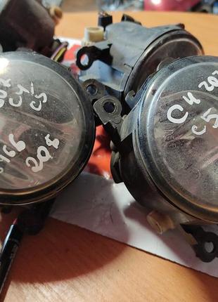 Протитуманна фара права + мілва peugeot 307 207 citroen c4 c5 xsara picasso 9650001680 06466