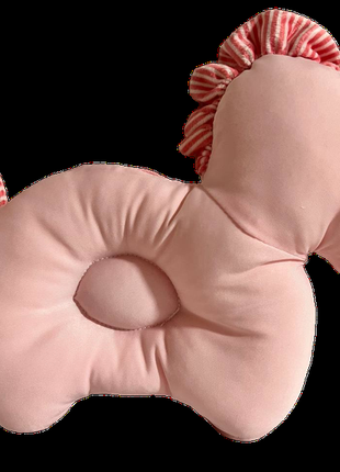 Дитяча ортопедична подушка для новонароджених єдиноріг 25х21 см2 фото