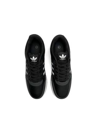 Adidas drop step черные с белым6 фото