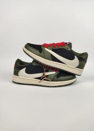 Nike jordan 1 retro low og sp travis scott mocha2 фото