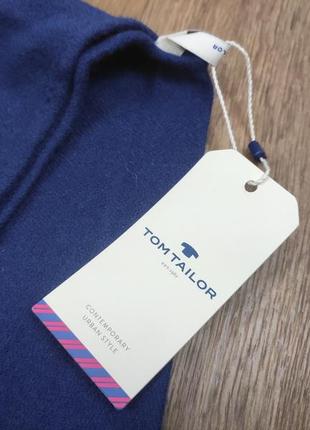 Пончо tom tailor шарф женский синий теплый hm2 фото