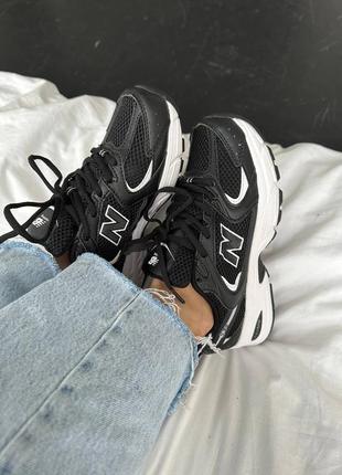 Кроссовки new balance 530 black\white