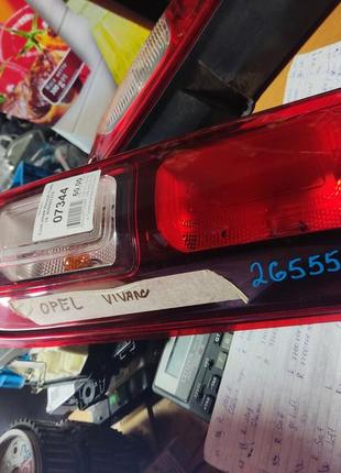 Стоп фонорь задний лівий renault trafic opel vivaro 14- 265556737r 07344