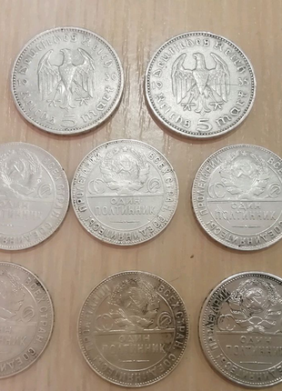 Срібні монети2 фото