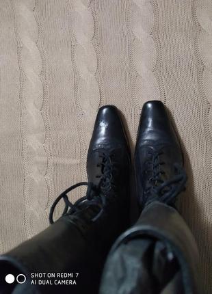 Шикарные немецкие демисезонные сапоги