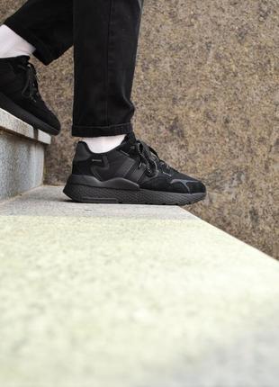 Кросівки adidas nite jogger black1 фото