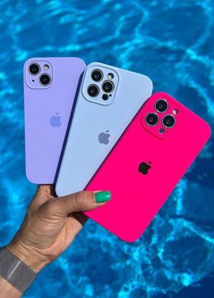 Чохол квадратний iphone 14, 14 pro, 14 plus, 14 pro max, 15, 15 pro, 15 plus, 15 pro max