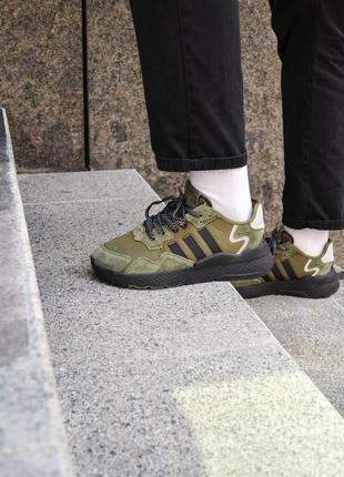 Кроссовки adidas nite jogger khaki