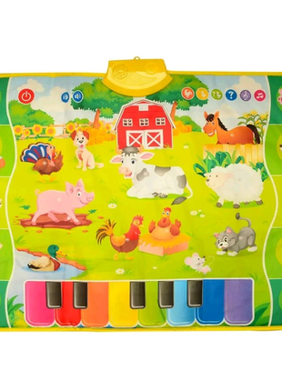 Музичний розвиваючий килим ''весела ферма'' limi toy