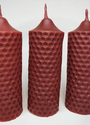 Свеча красная восковая в корзину на пасхе паску большой день.