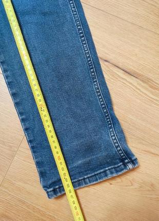 Джинси чоловічі прямі slim fit еластичні сині повсякденні джинсові щільні franco benuss, розмір m - l9 фото