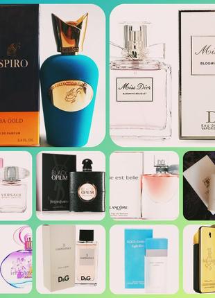 Жіночі парфуми dior,versace,dolce gabbana,lancome,salvatore та ін1 фото